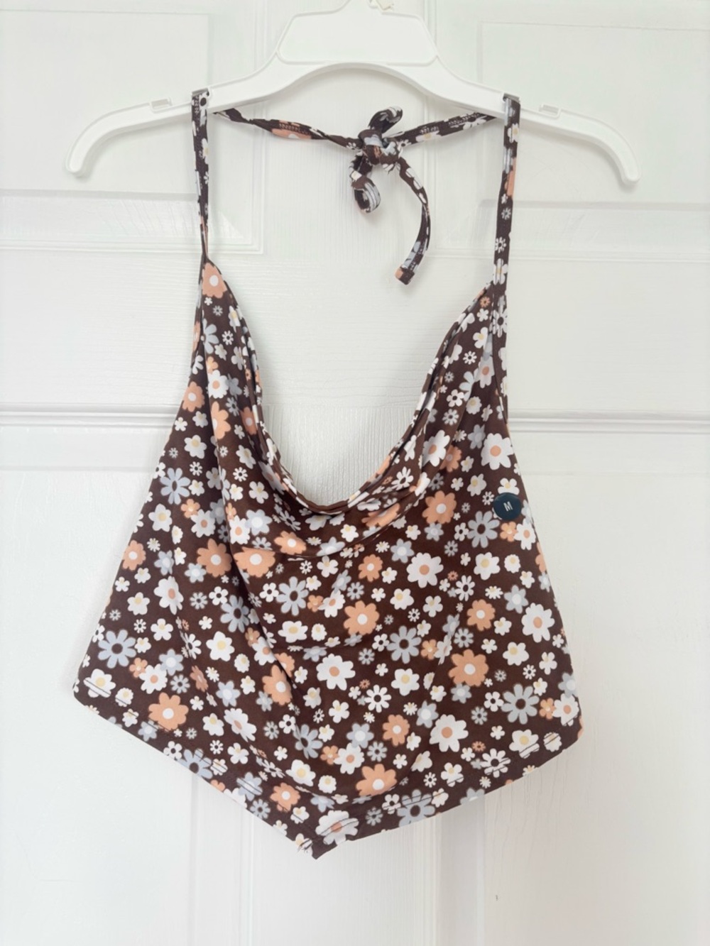 Hollister Cowl Neck Halter Tank